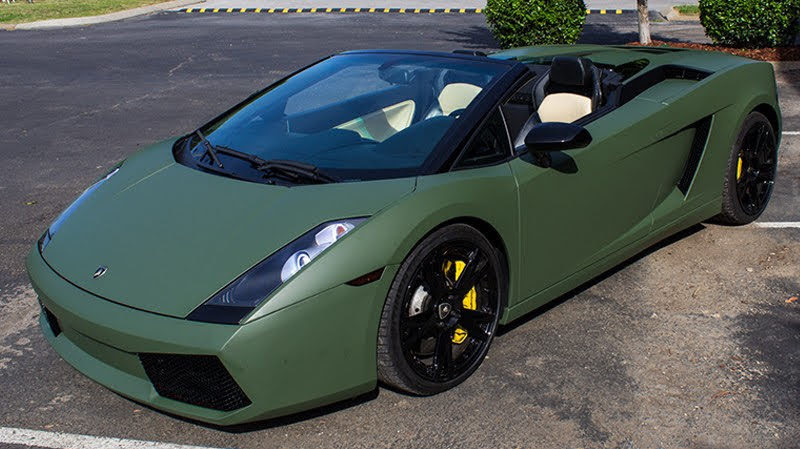 lamborghini gallardo зеленый