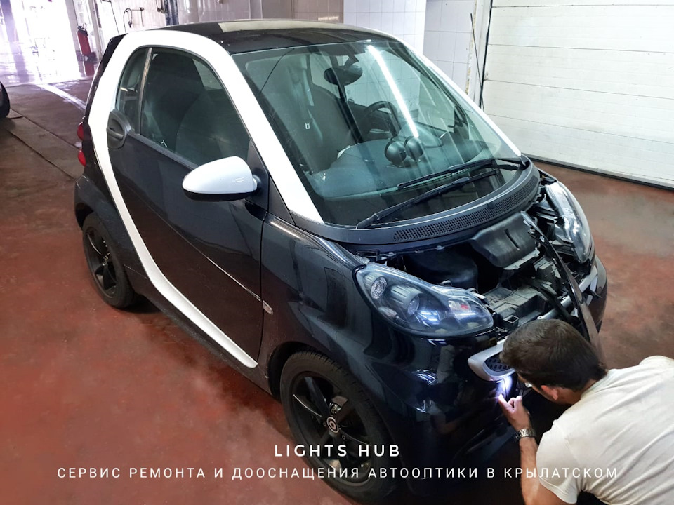 Упала линза в фаре Mercedes Smart — LIGHTS HUB на DRIVE2