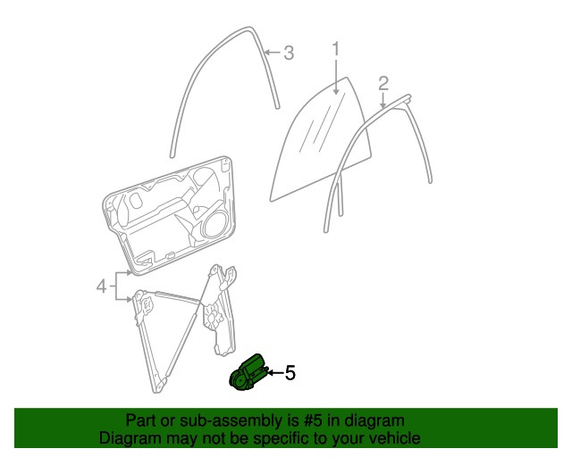 1C1959802008 Моторчик стеклоподъемника для Volkswagen Passat B5 VAG ...