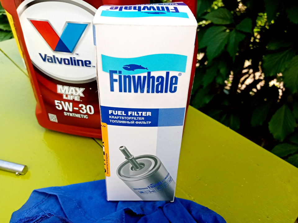 Замена топливного фильтра Finwhale PF605 — Chevrolet Lacetti 5D, 1,4 л ...