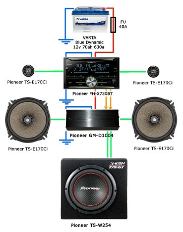 pioneer mvh x580bt схема