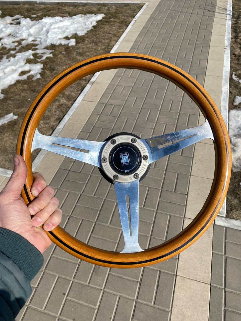 Нарди, он реально крутой руль! — Toyota Cresta (100), 2 л, 1996 года ...