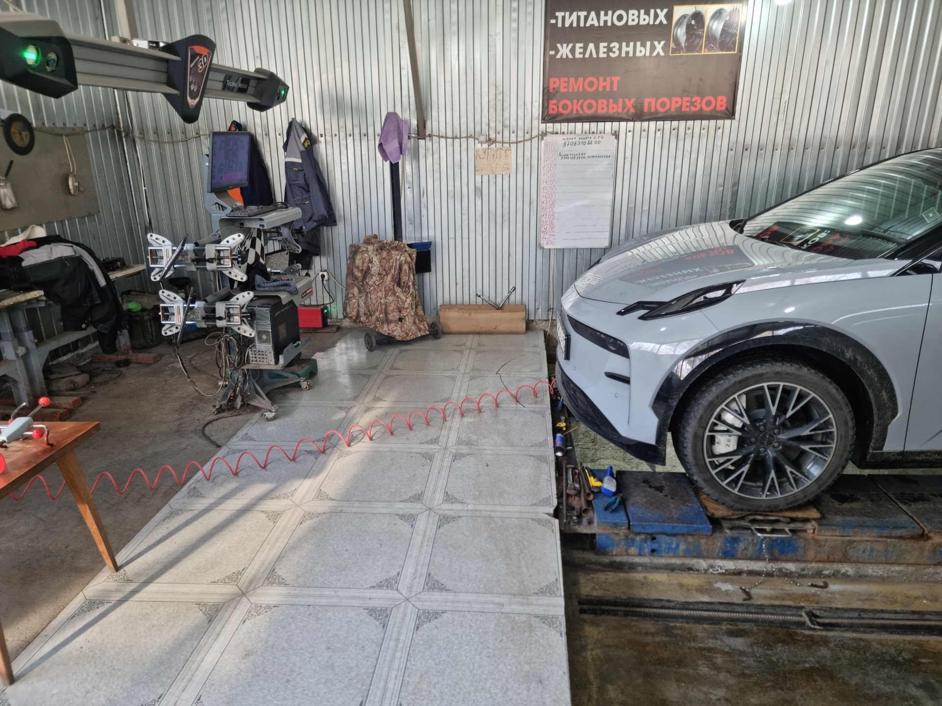 Геометрия колес — Zeekr X, 2023 года | визит на сервис | DRIVE2