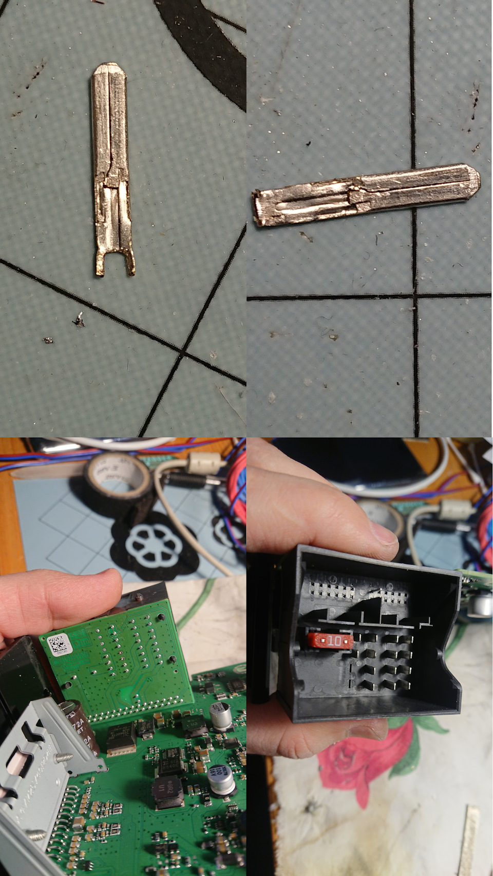 Модернизация штатной магнитолы. Добавление линейных выходов ...