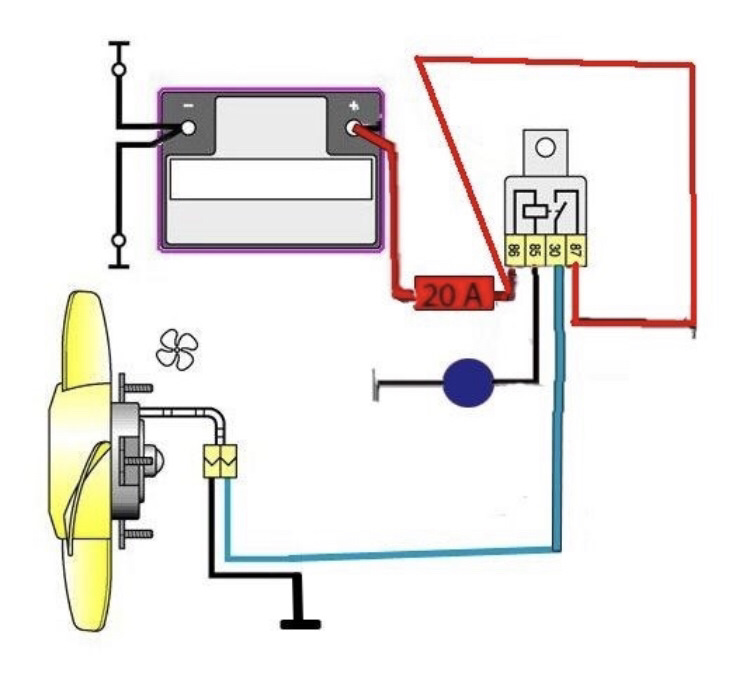 Принудительный вентилятор ваз. Схема подключения вентилятора охлаждения 2107. Схема включения вентилятора 2107 инжектор. Схема включения вентилятора ВАЗ 2108. Схема включения вентилятора охлаждения ВАЗ 2106.