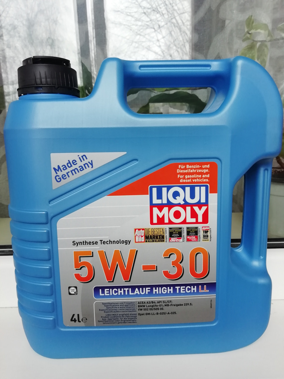#35 liqui moly 5w30 leichtlauf high tech ll — KIA Spectra, 1,6 л, 2009 ...