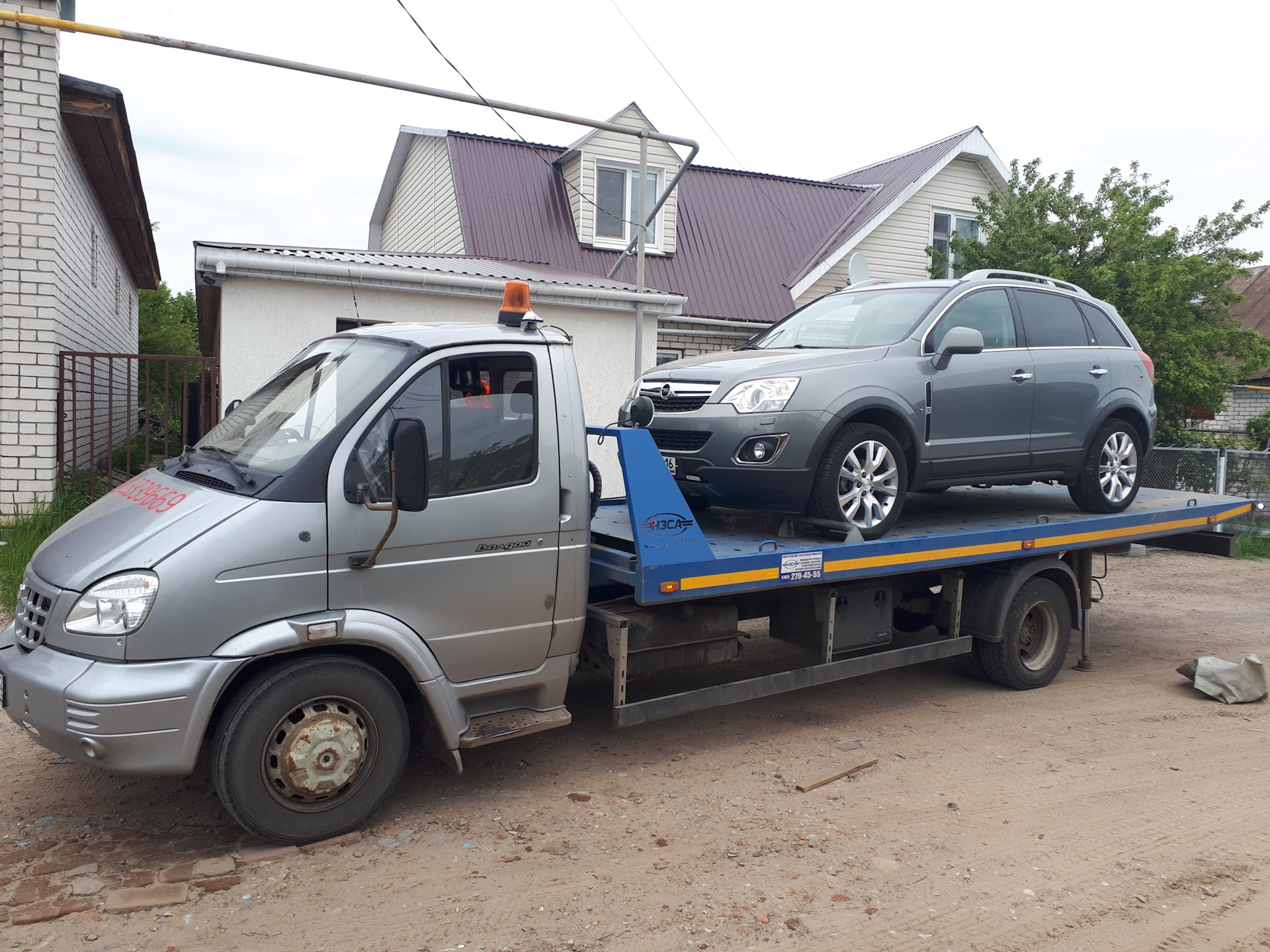 Едем на эвакуаторе на диагностику к официалам. Антара — Opel Antara, 2,2 л,  2013 года | визит на сервис | DRIVE2