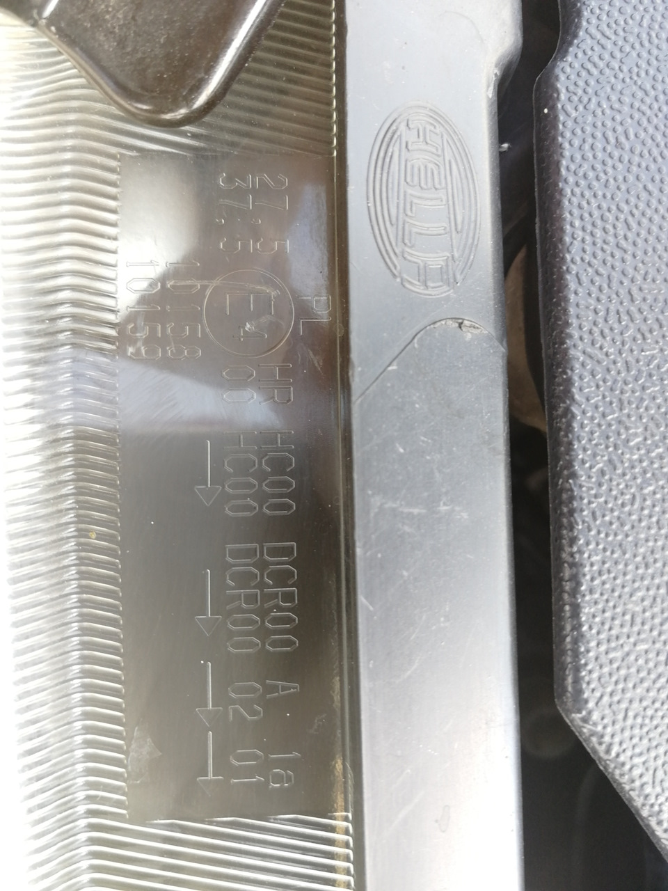 Расшифровка маркировки фар. Кто поможет? — Renault Scenic II, 2 л, 2004 ...