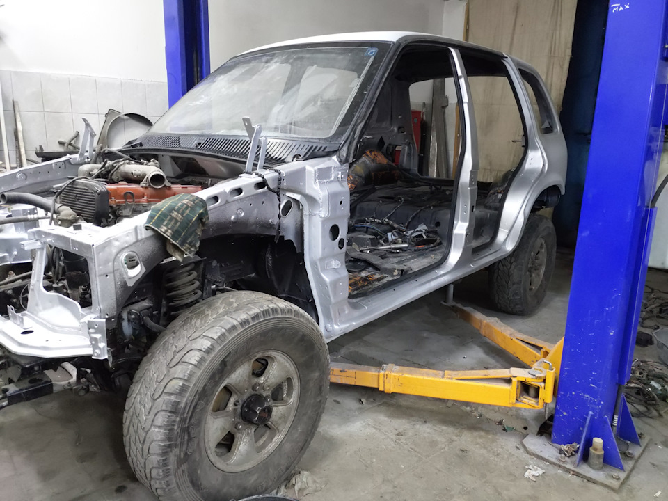 Кузов сборка . — KIA Sportage (1G), 2 л, 1996 года | кузовной ремонт ...