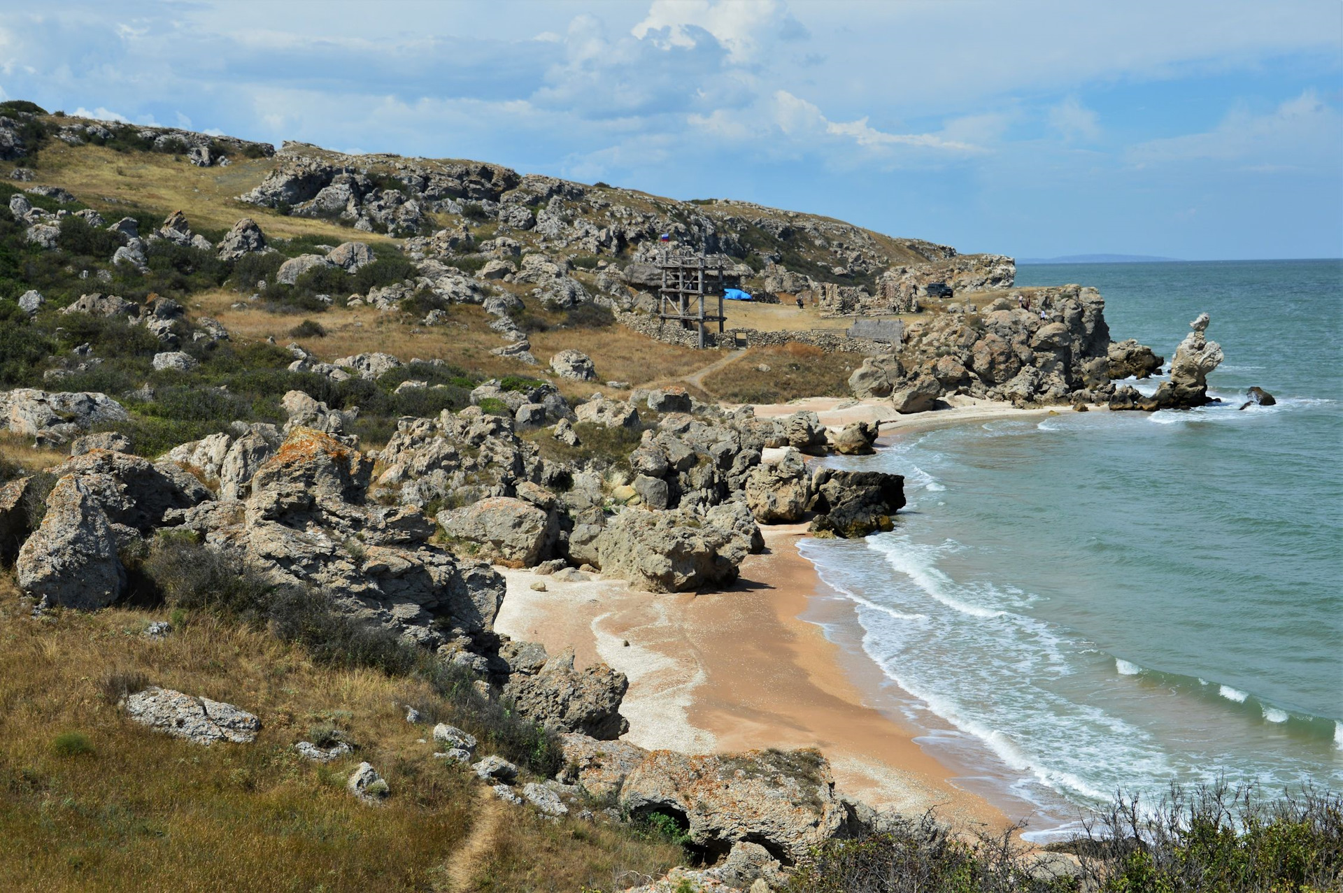 Генеральские пляжи в Крыму поселок курортное