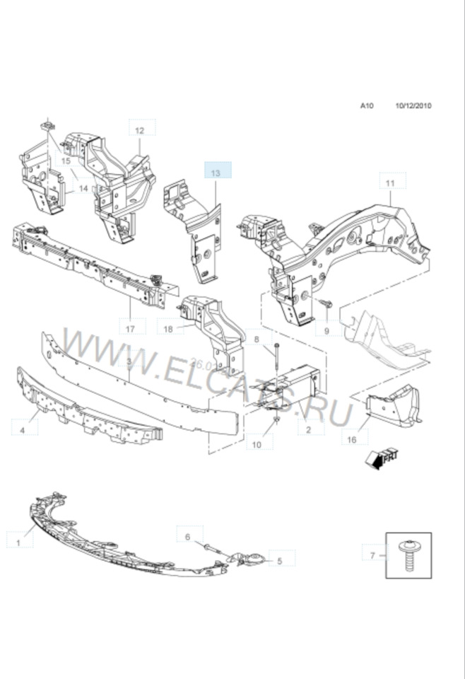 Панель кузовная на Opel Insignia (1G). | 2 000 ₽ в городе Горки ...