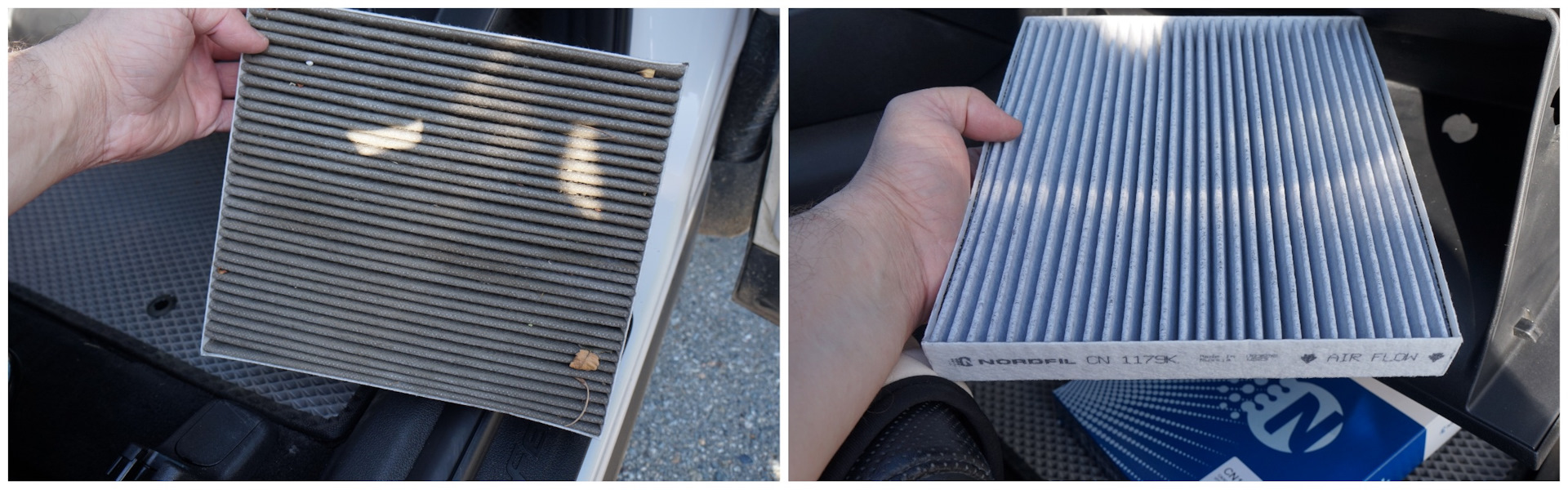 Пришла пора сменить салонный фильтр. Выбрал угольный NORDFIL — Hyundai ...