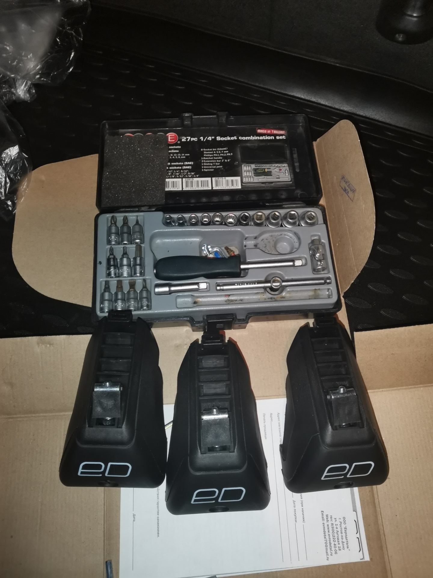 Установка верхнего багажника ) — Jeep Patriot, 2,4 л, 2007 года ...