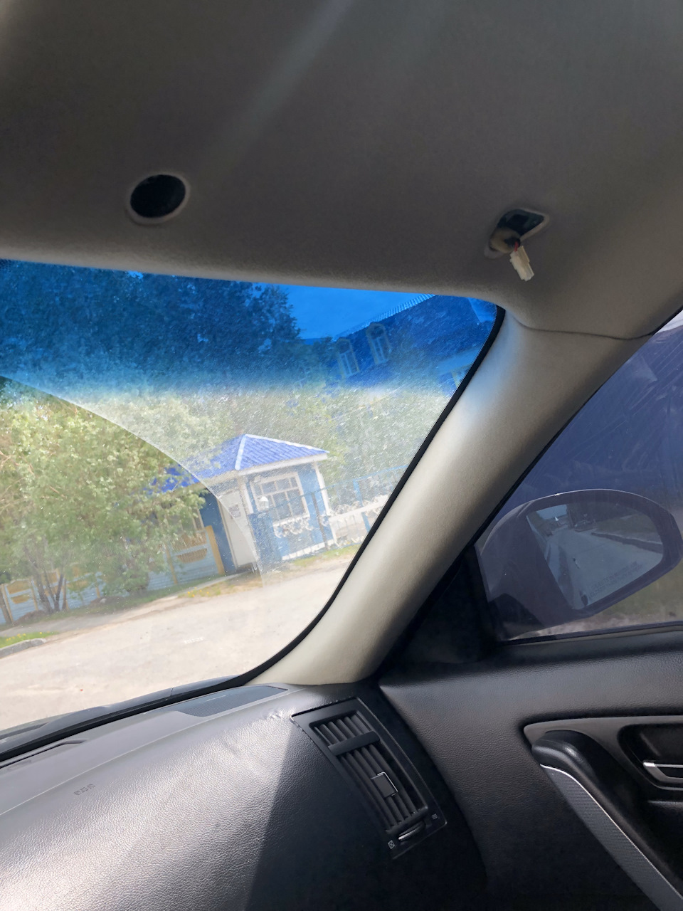 Перетянул потолок алькантарой — Infiniti FX (1G), 4,5 л, 2005 года ...