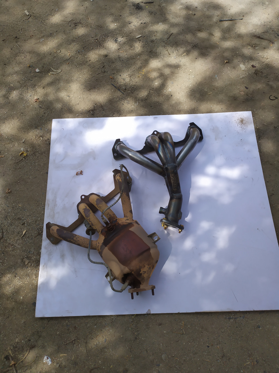 Паук вместо катализатора — Lada Гранта, 1,6 л, 2014 года | тюнинг | DRIVE2