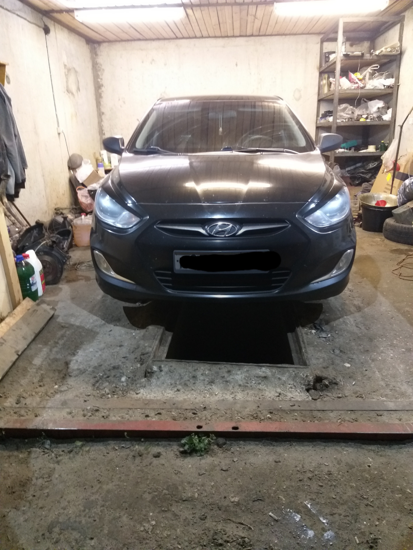 Хендай солярис, замена задних колодок — DRIVE2