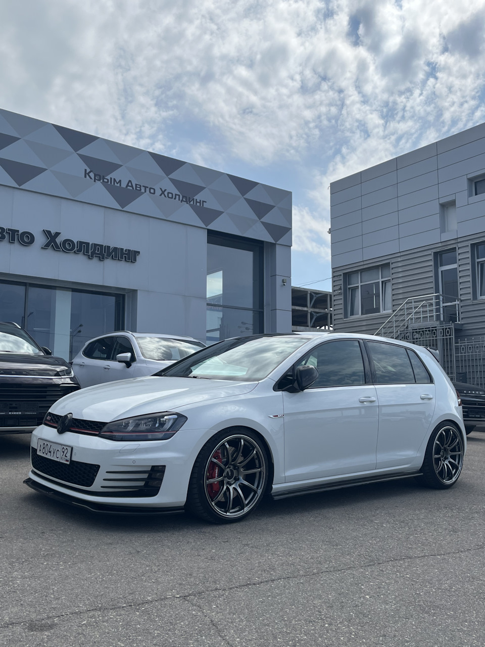 Maxtone Design новый сплитер — Volkswagen Golf Mk7 GTI, 2 л, 2015 года |  стайлинг | DRIVE2