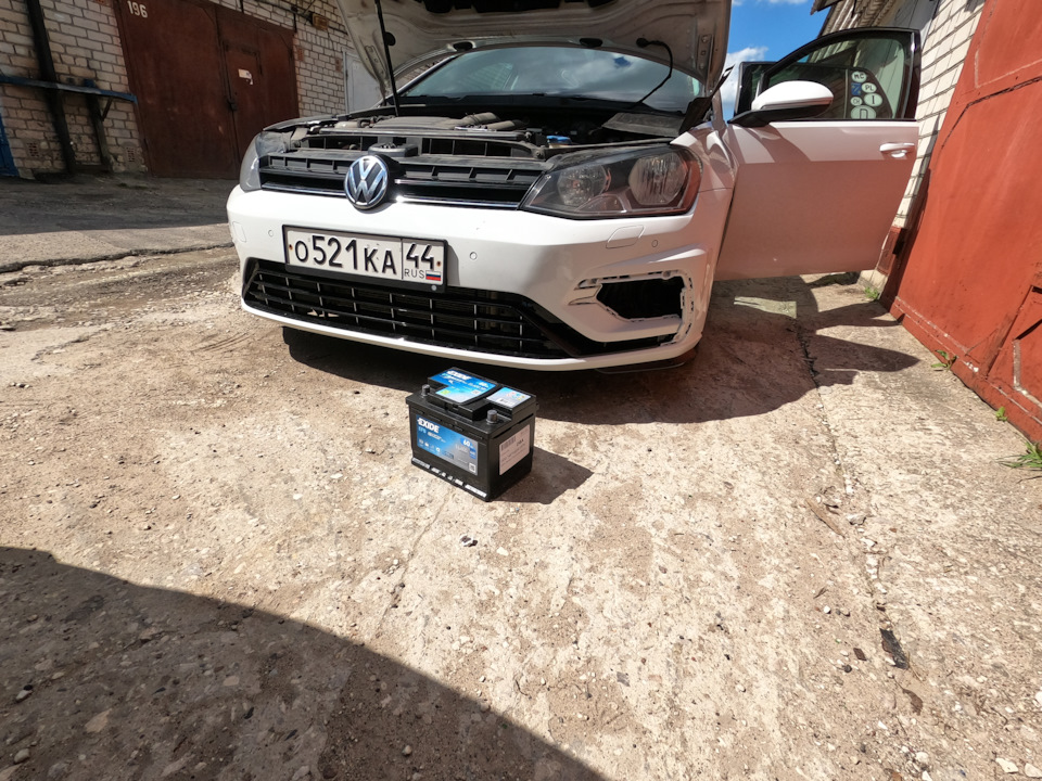 #15 Акум, vas5054, упор ноги и др — Volkswagen Golf Mk7, 1,4 л, 2013 ...