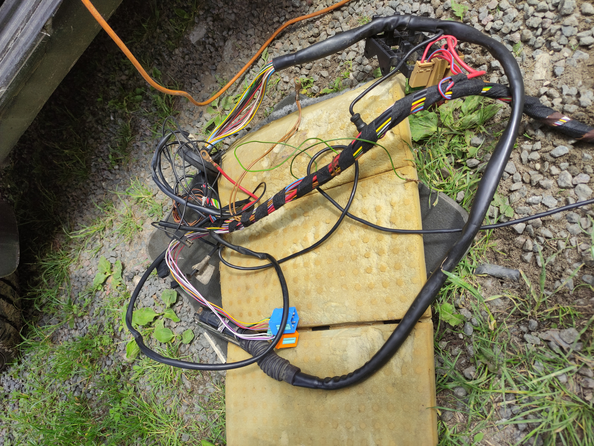 Свап 2.5tdi. Коса моторная, установка ABS, EDS системы, подключение ...