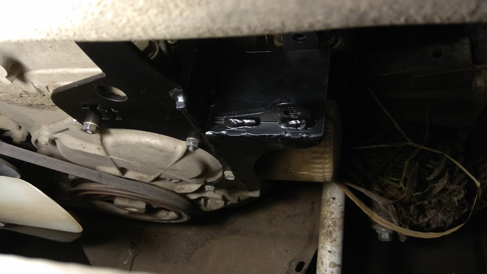 Перенос генератора наверх в ниве — Lada 4x4 3D, 1,7 л, 1994 года ...