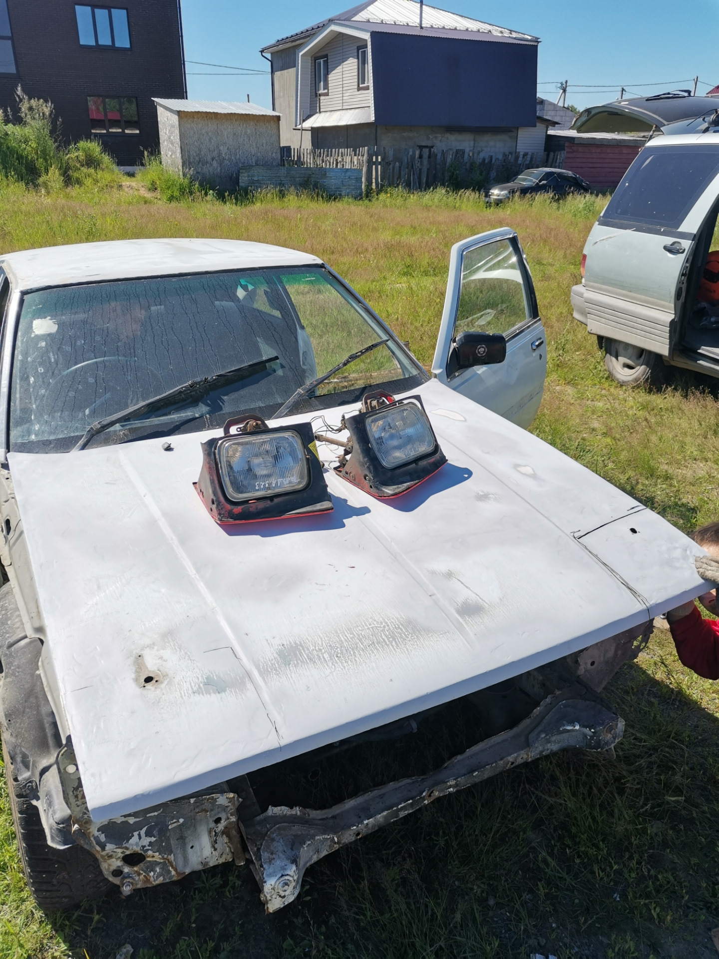 Внедрение слепых фар — Toyota Carina (3G), 1,6 л, 1984 года | стайлинг ...