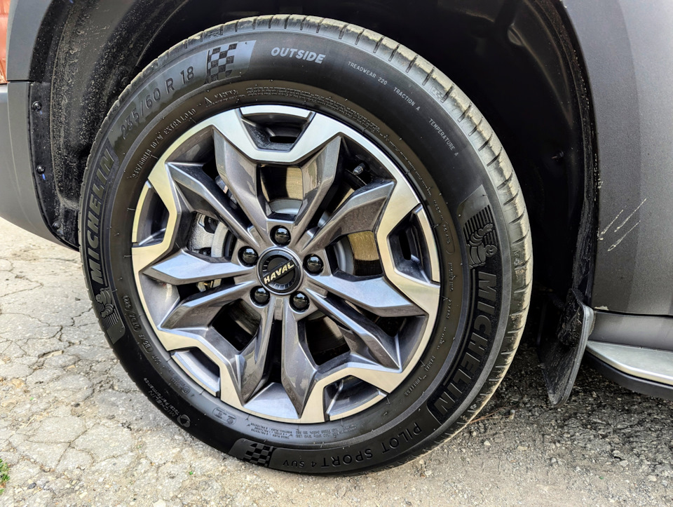 Колеса Haval Dargo через три дня после детейлинга. Выглядят по-прежнему здорово! — Haval Dargo