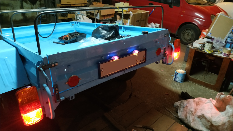 Восстановление легкового прицепа КМЗ-8136 — DRIVE2