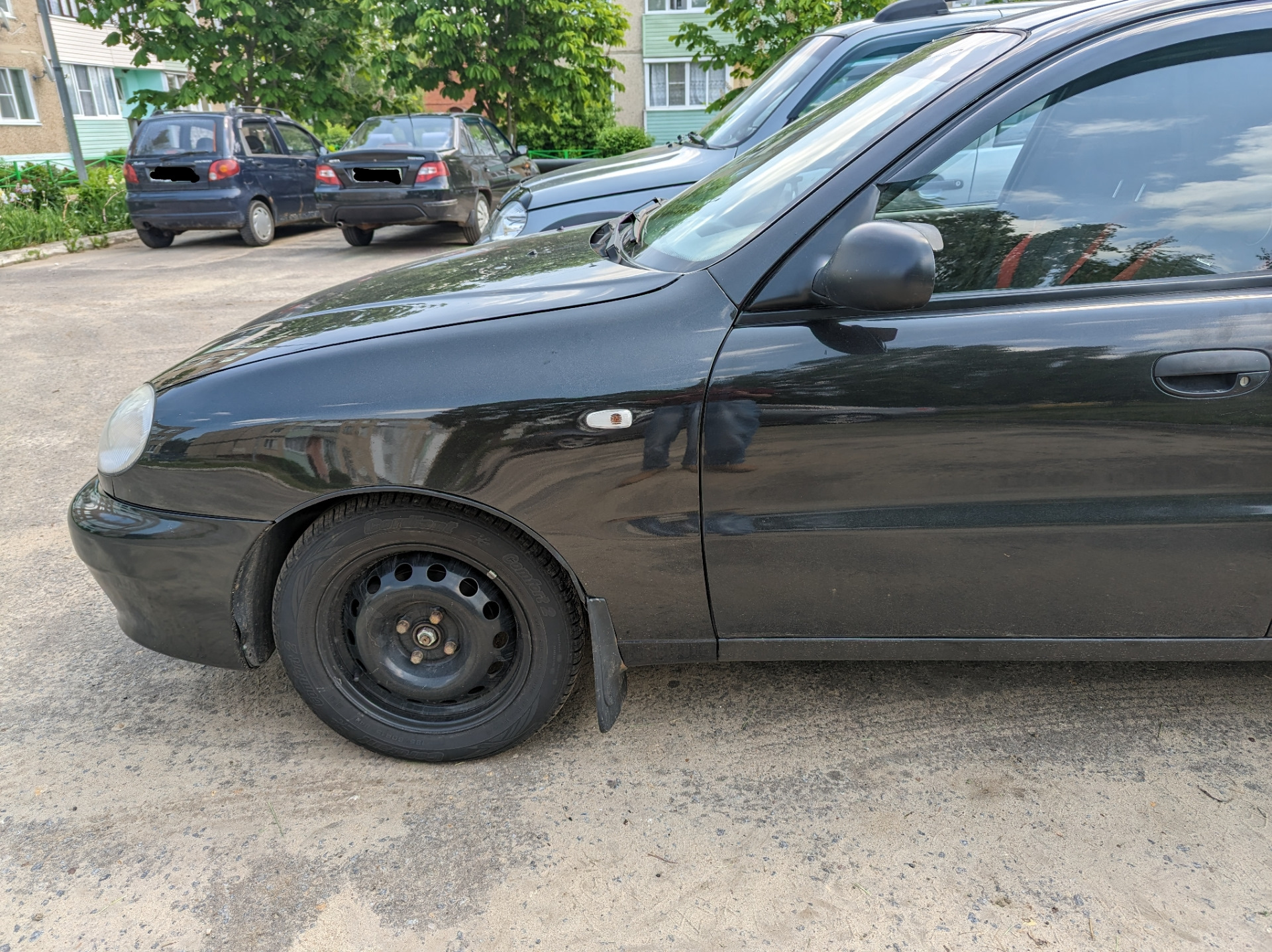 Замена передних крыльев — Chevrolet Lanos, 1,5 л, 2008 года | кузовной ...