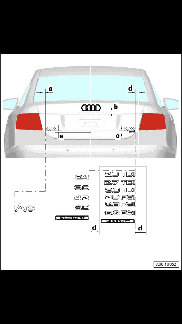 Дорожный просвет (клиренс) Audi A6