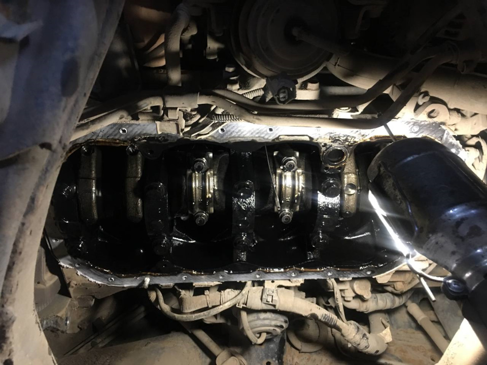 Замена шатунных вкладышей — Toyota Land Cruiser Prado 150-series, 3 л ...