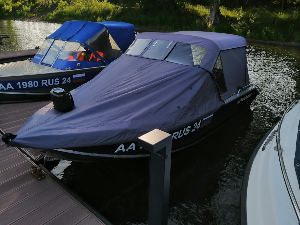 Носовой стояночный тент — Сообщество «Лодки и Моторы» на DRIVE2