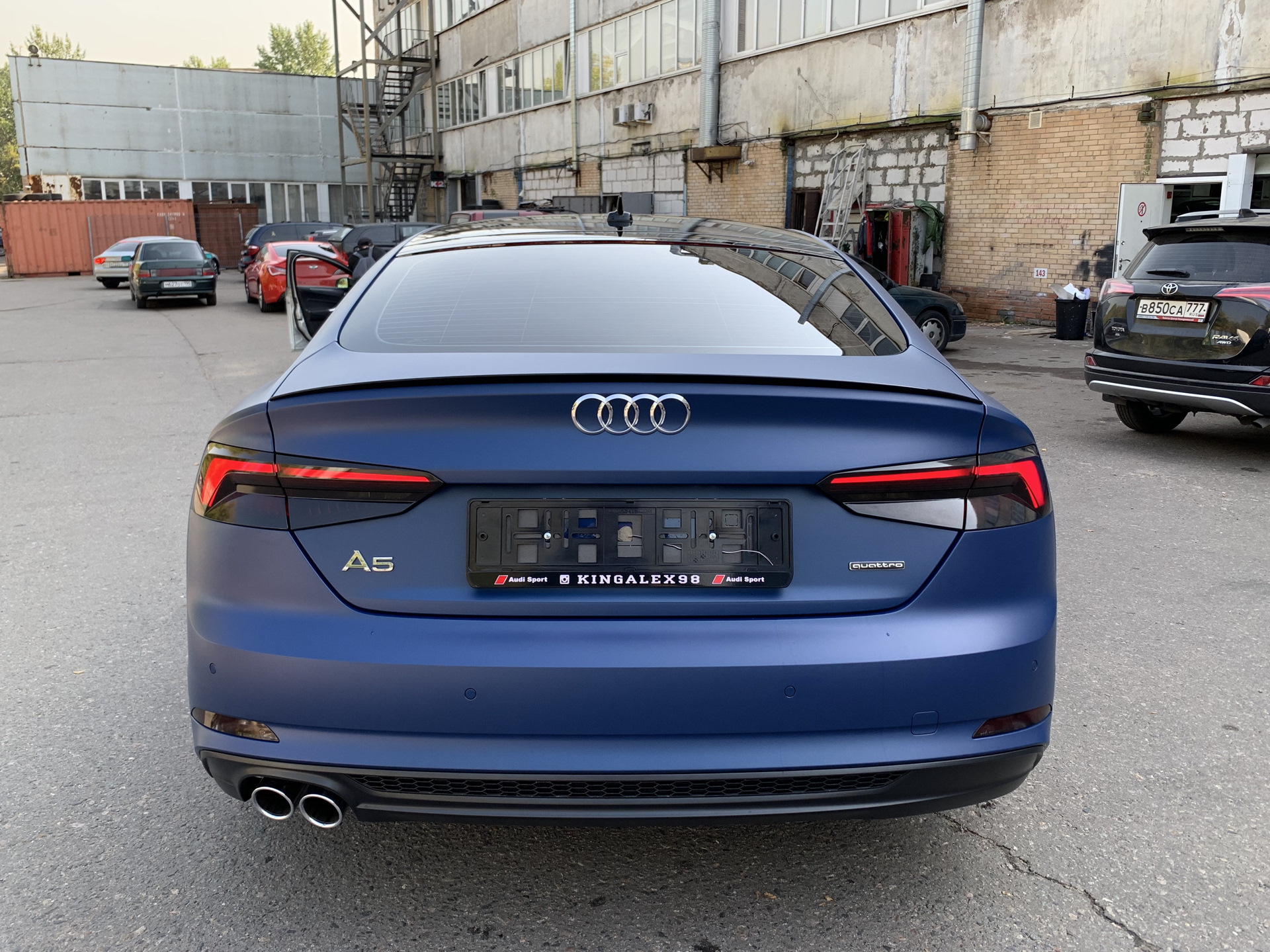 Audi a5 Sportback 2012 вид сзади