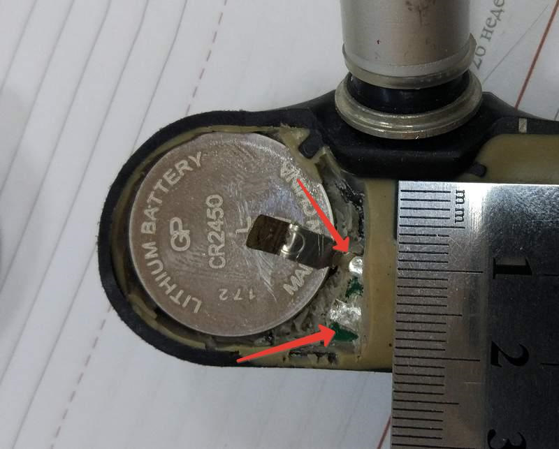 Tpms как поменять батарейку