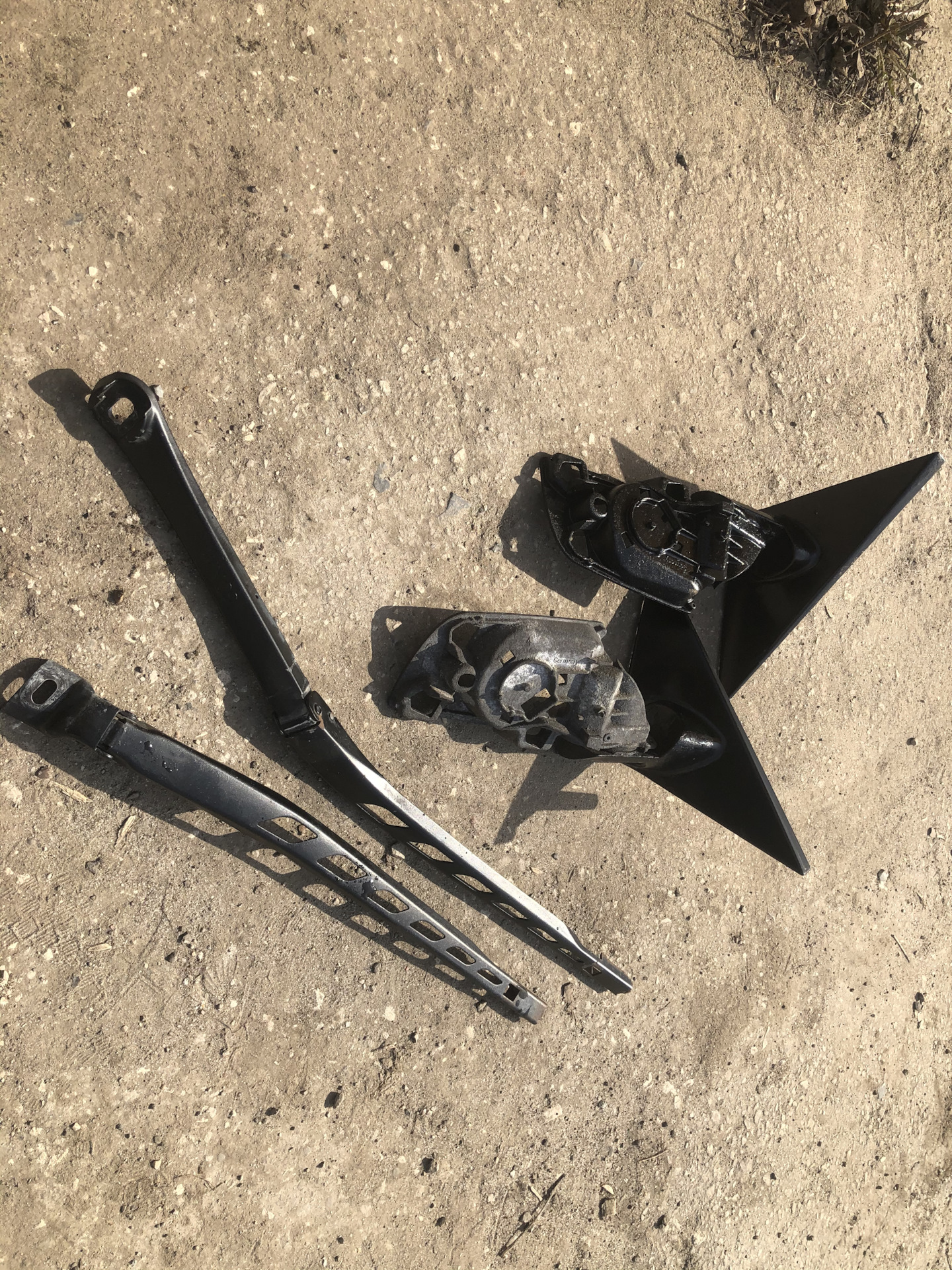 Порошковая покраска дворников и зеркал — BMW 5 series (E60), 2,5 л ...