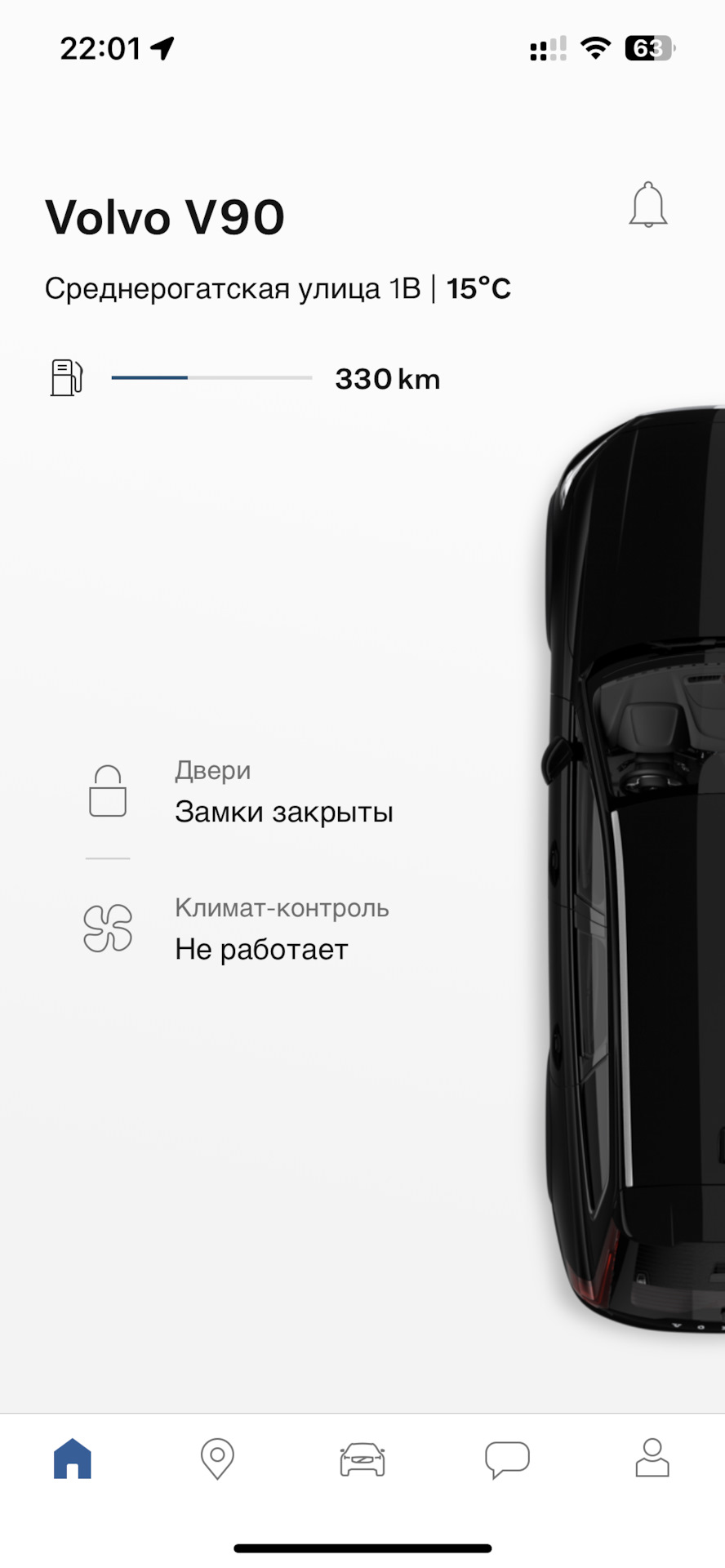 Volvo on Call — Volvo V90 Cross Country, 2 л, 2019 года аксессуары