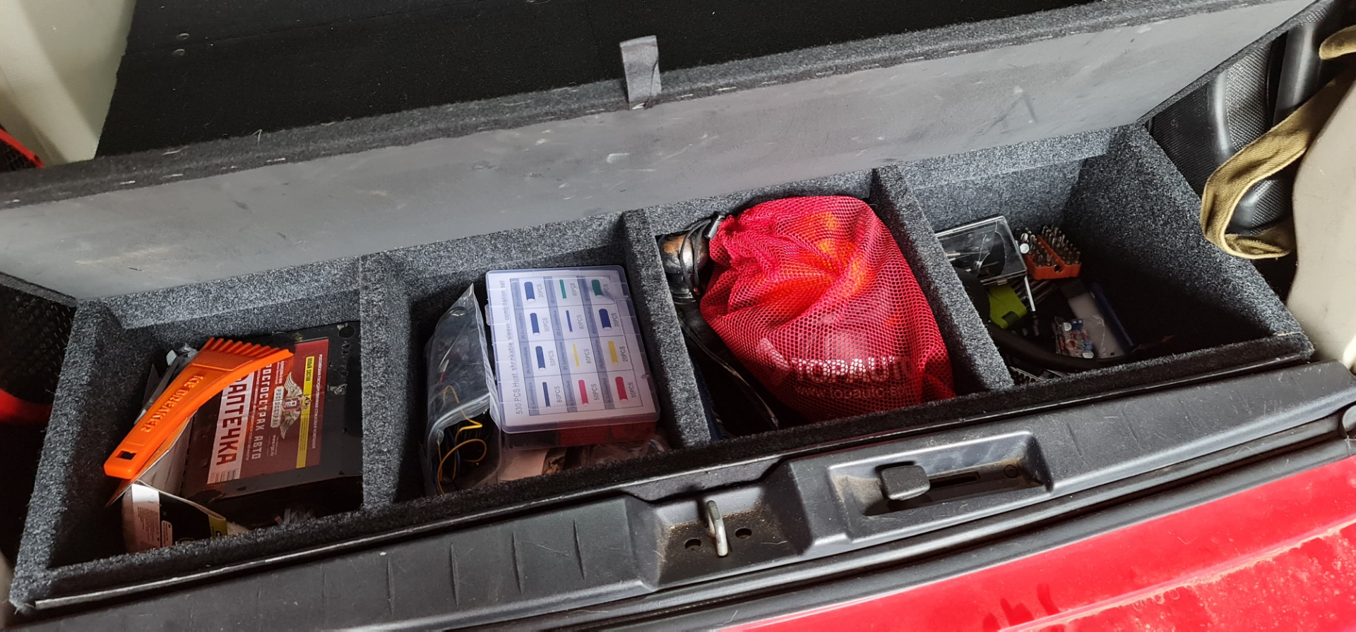 Органайзер в багажник, замена динамика на сабвуфере — Mitsubishi ...