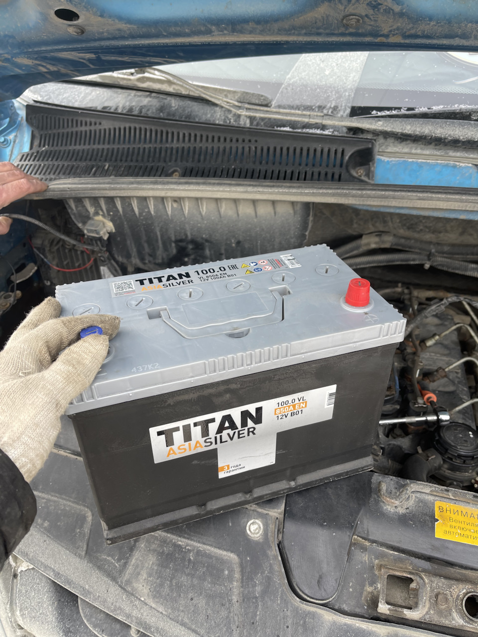 Замена АКБ Titan — ГАЗ Газель Next, 2,8 л, 2013 года | запчасти | DRIVE2