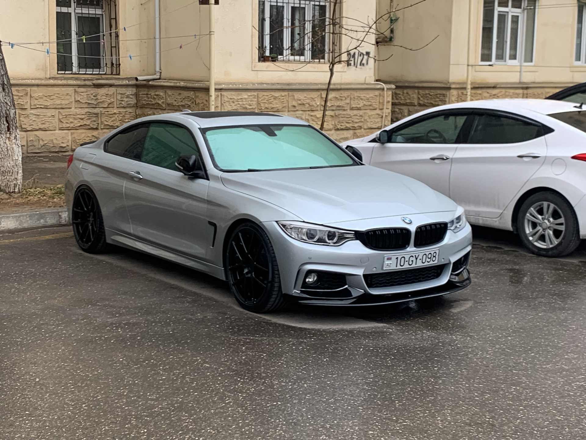 BMW 428i зеленая матовая