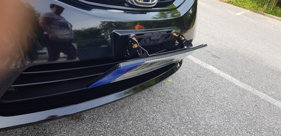 Тайланд. Хонда. Рамка под номер — Honda CR-V (RM), 2,4 л, 2014 года ...