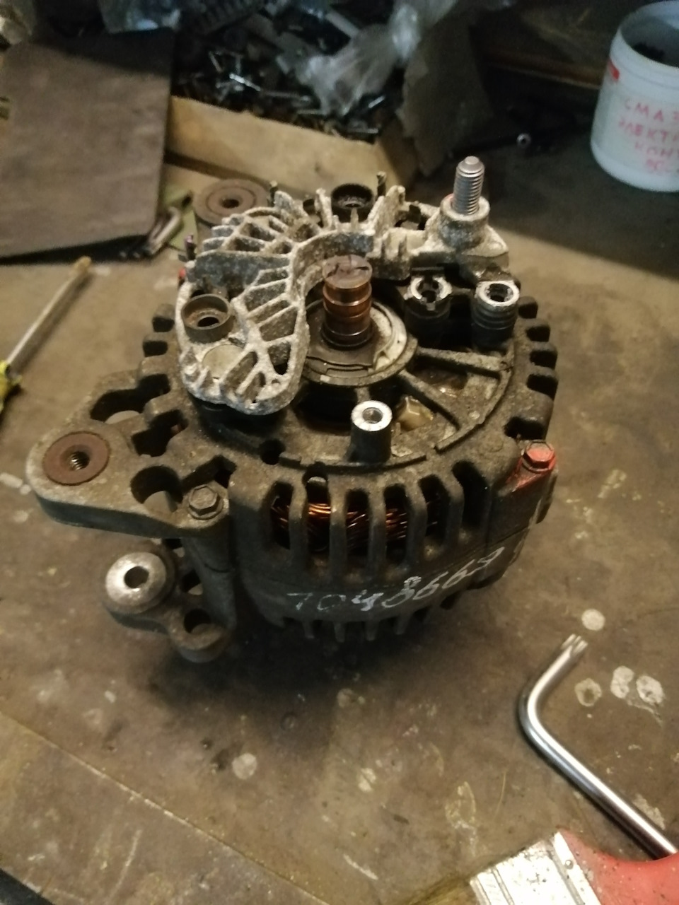 Ремонт генератора. 036903024H Valeo — Skoda Octavia A5 Mk2, 1,4 л, 2009 ...