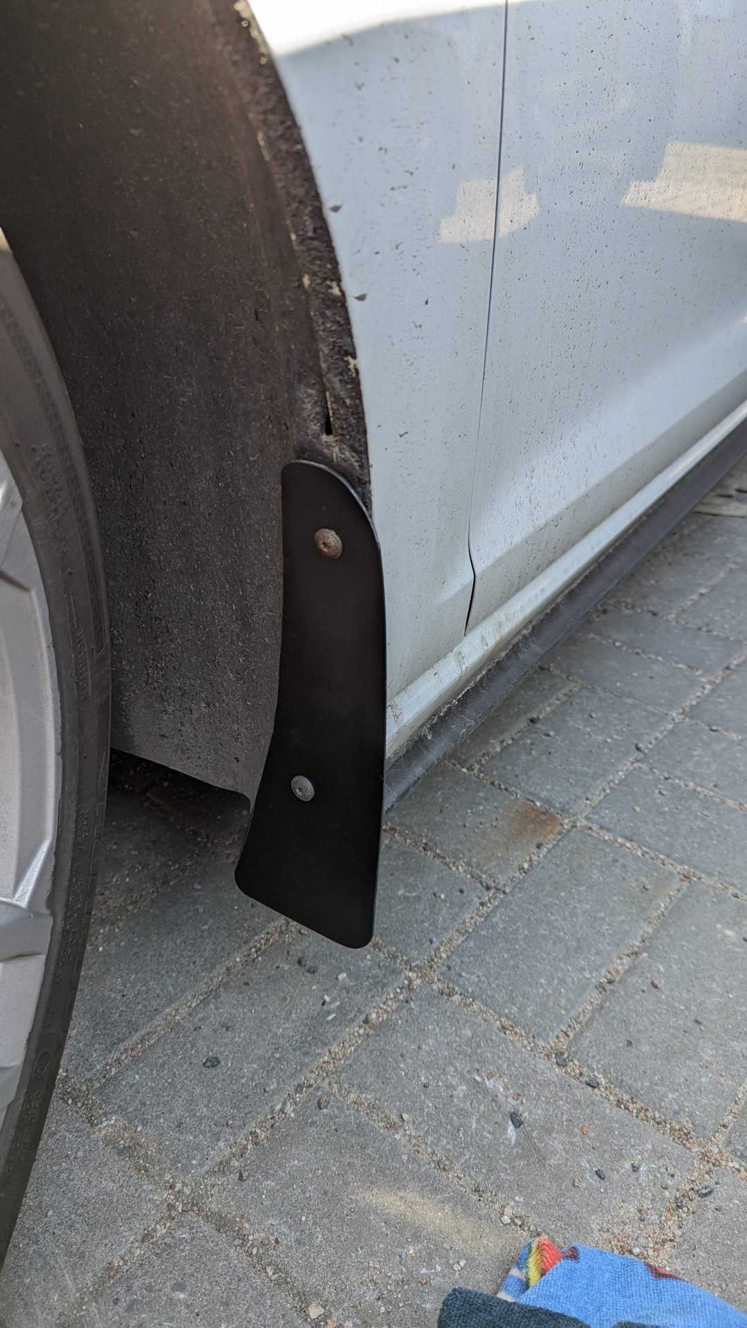 Брызговики своими руками — Volkswagen Golf Variant (Mk7), 2 л, 2016 ...