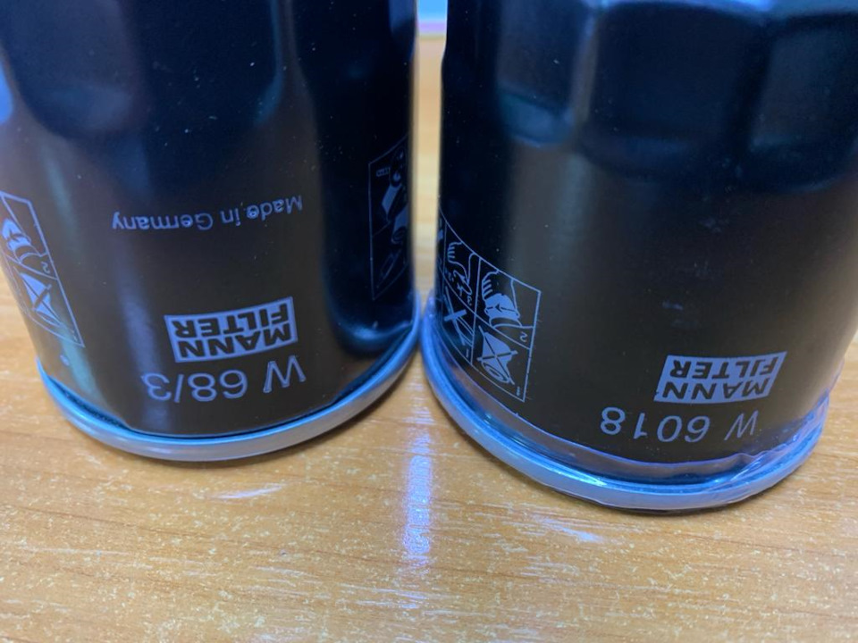 Масляный фильтр Mann Filter W6018. Подделка. — Mazda 6 (3G) GJ, 2 л ...