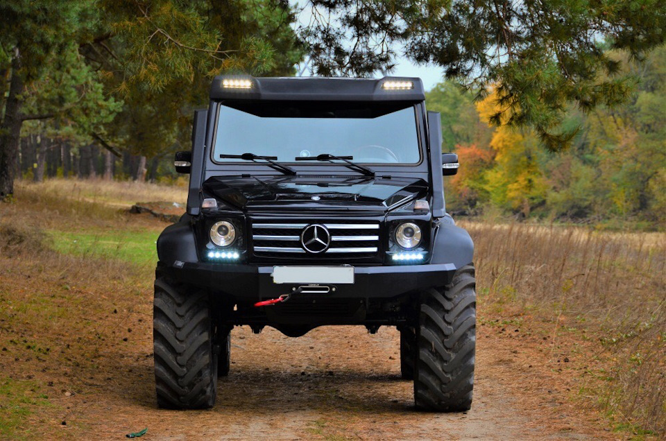 G63 AMG на портальных Мостах