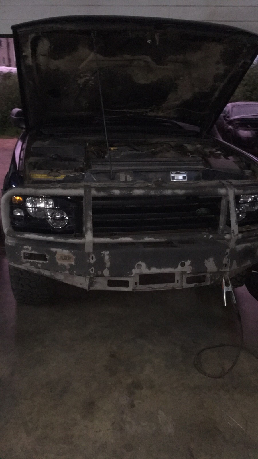 Покраска порошком обвесов. — Land Rover Discovery II, 2,5 л, 2004 года ...