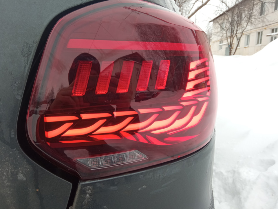 Full led задняя оптика на гранта лифтбек. — Lada Гранта Лифтбек (2G), 1 ...