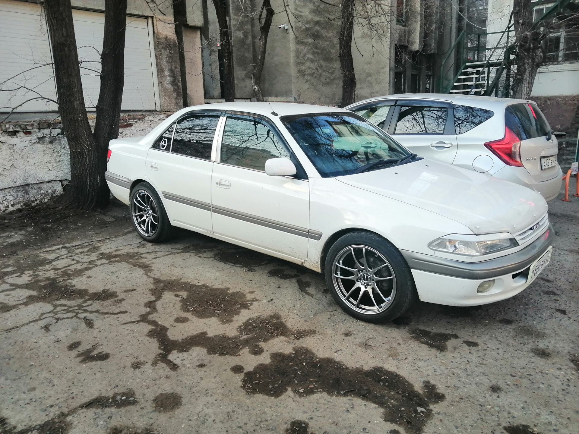 Новые колеса R17 5x100 J8 ET30 — Toyota Carina (7G), 1,5 л, 1996 года |  колёсные диски | DRIVE2