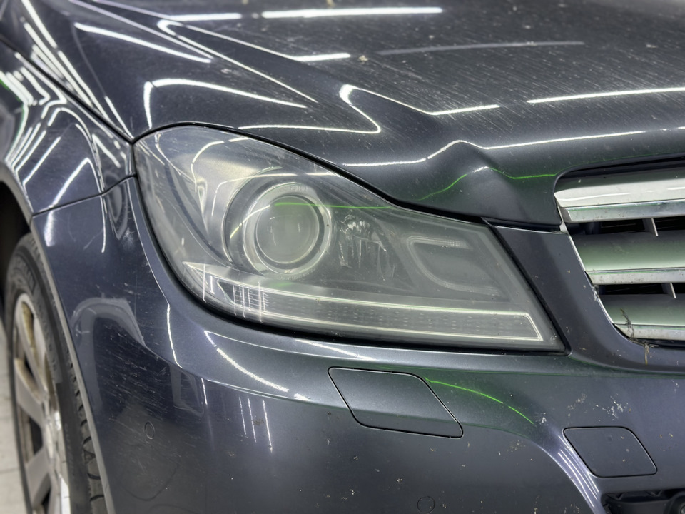 Мутные фары на W204🧐 — DetailingRoom на DRIVE2