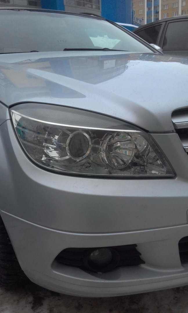 Замена линзовых модулей и реставрация фар — Mercedes-Benz C-class ...