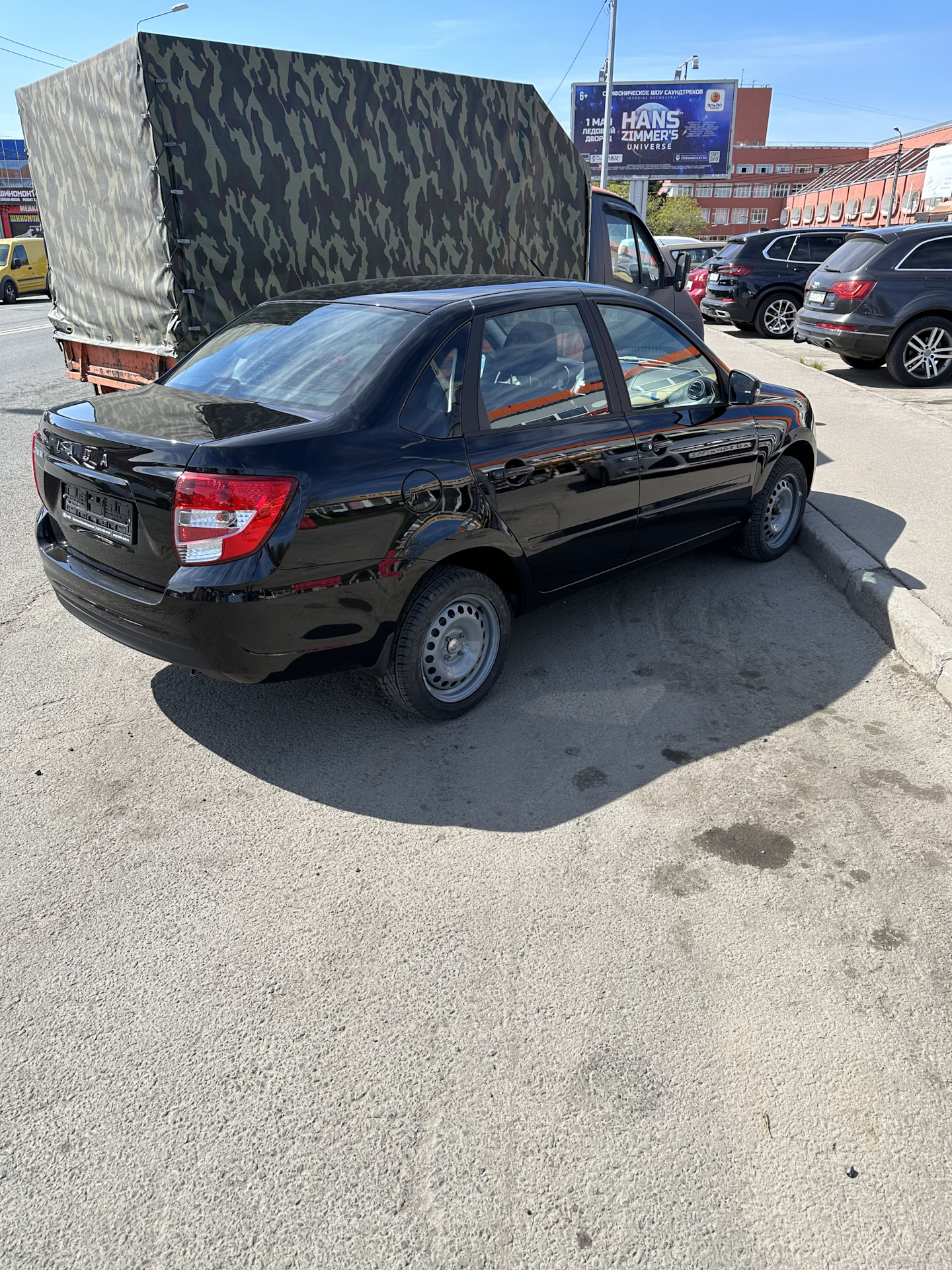 Колеса часть 1: 15-е штампы временное решение — Lada Гранта (2G) FL, 1 ...
