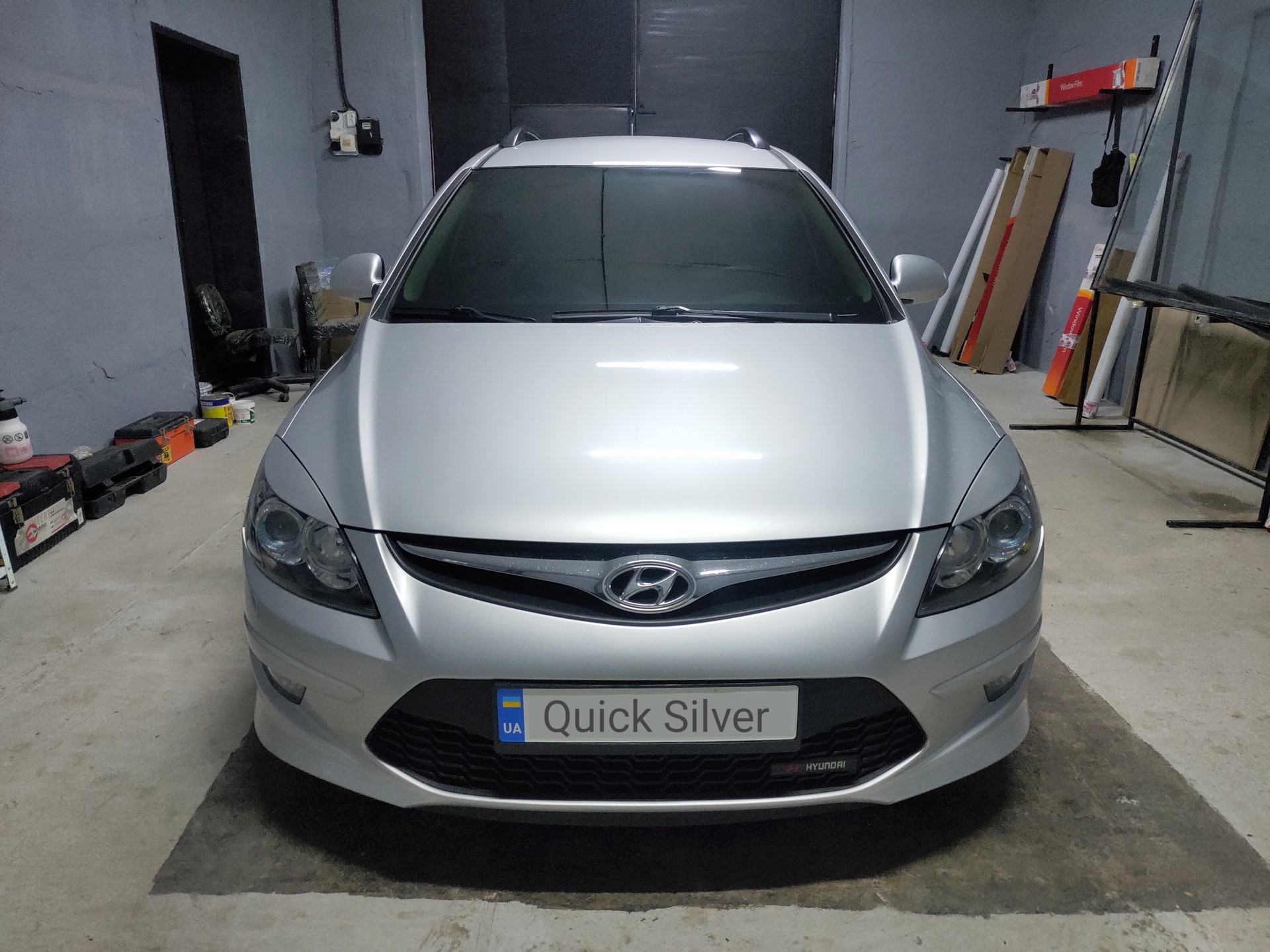 Тонировка лобового LLumar 35% — Hyundai i30 CW I, 1,6 л, 2012 года ...